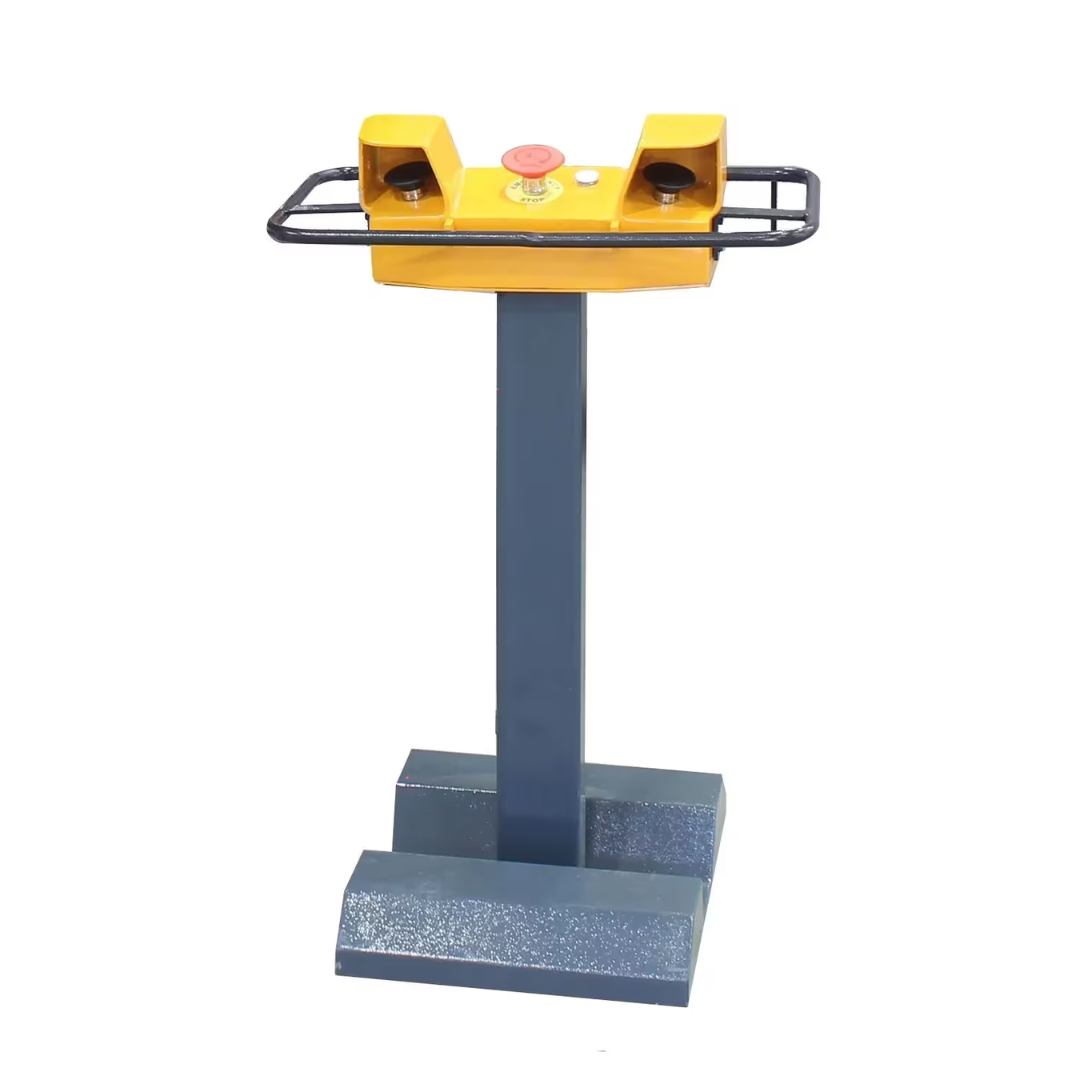 Adjustable material support stand included with the Baileigh C-Frame Press CFP-70HD 1013161 for improved workpiece positioning and operator efficiency during pressing operations.