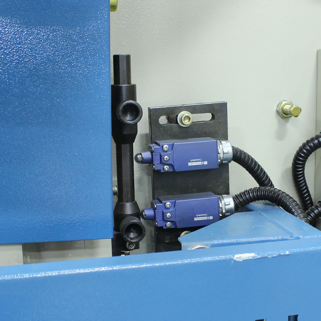 Baileigh 33-Ton CNC Hydraulic Press Brake, 63" Length (BP-3305CNC) 1020680 rear machine detail showing drive components, mechanical systems, and fabrication-ready construction.