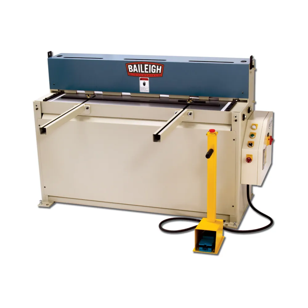 Baileigh 52-Inch Hydraulic Sheet Metal Shear (SH-5214) 1007148 industrial hydraulic sheet metal shear with 52-inch cutting capacity designed for precision fabrication and production cutting applications.
