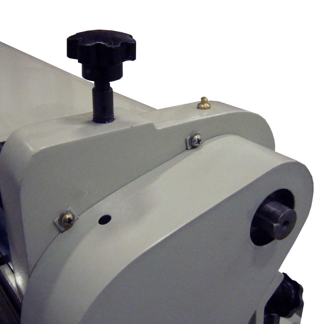 Baileigh 52-Inch Shear Brake Roll, 16-Gauge Mild Steel (SBR-5216) 1006972 roller assembly detail showing heavy-duty steel rolls engineered for smooth sheet metal forming and rolling performance.