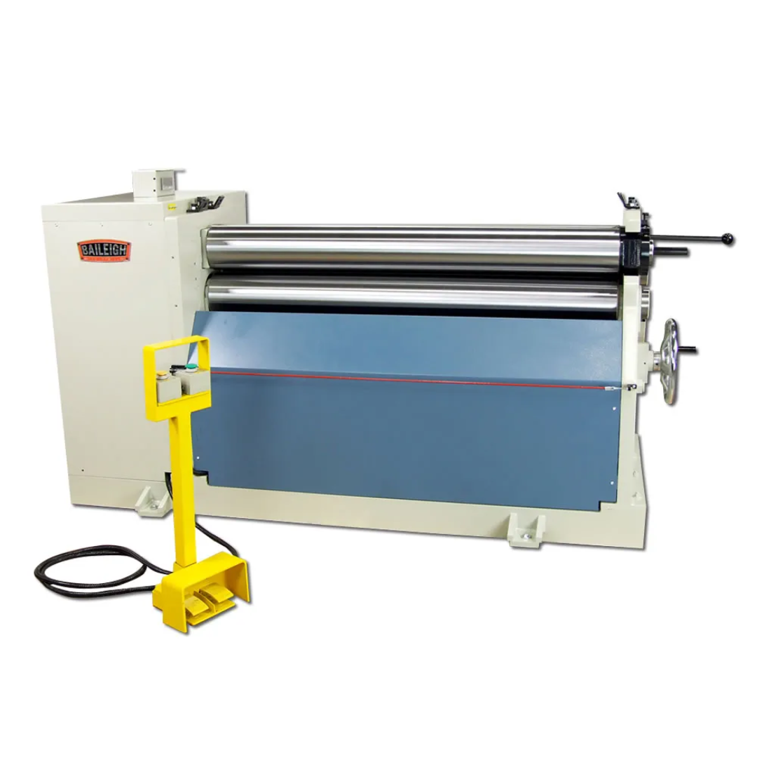 Baileigh 61-Inch Hydraulic Plate Roll (Model PR-503) 1006531 industrial hydraulic three-roll plate rolling machine for precision sheet metal forming.