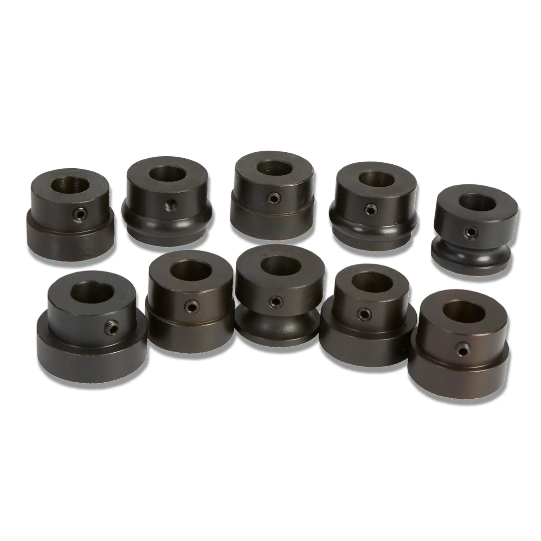 Baileigh Bead Rolling Machine - BR-18M-18 bead rolling dies and tooling set designed for creating beads, flanges, and strengthening ribs in sheet metal.