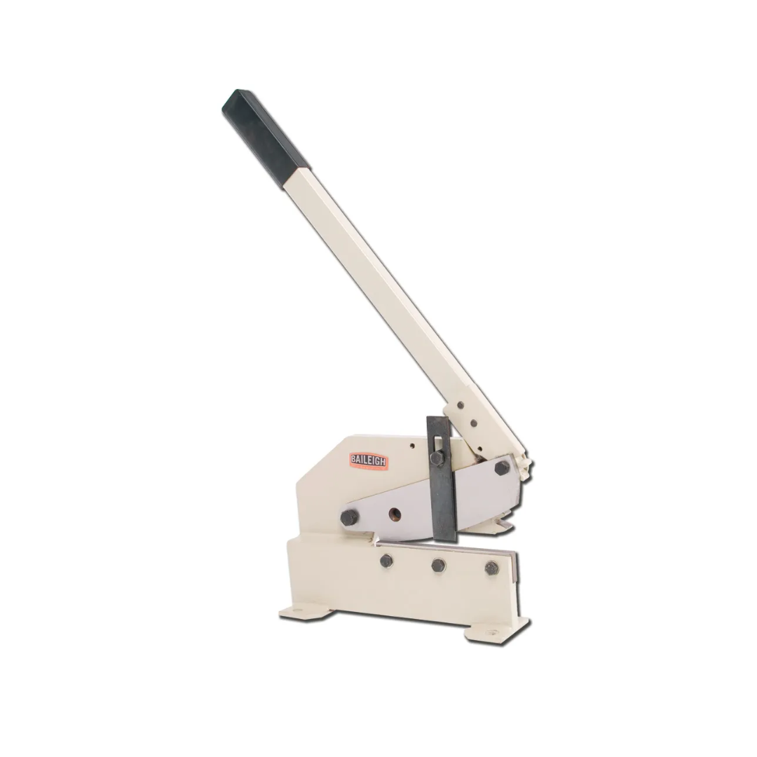 Baileigh Bench Mounted Multi-Purpose Manual Sheet Metal Shear - (MPS-8G) 1005690 heavy-duty bench-mounted manual shear designed for precise sheet metal cutting, trimming, and fabrication applications.
