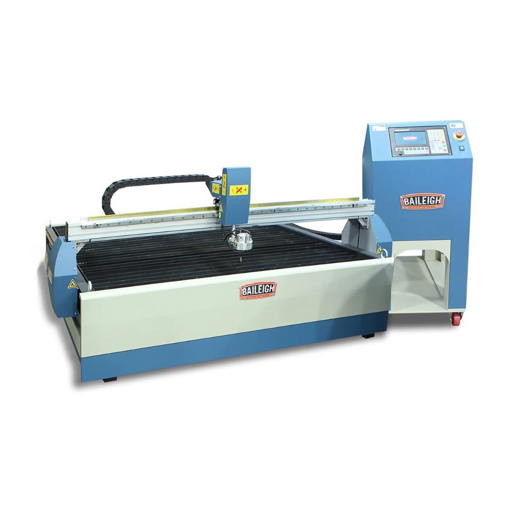 Baileigh CNC Plasma Table PT-44AH-W 1225307 industrial CNC plasma cutting table with precision gantry system, water table, and standalone controller.