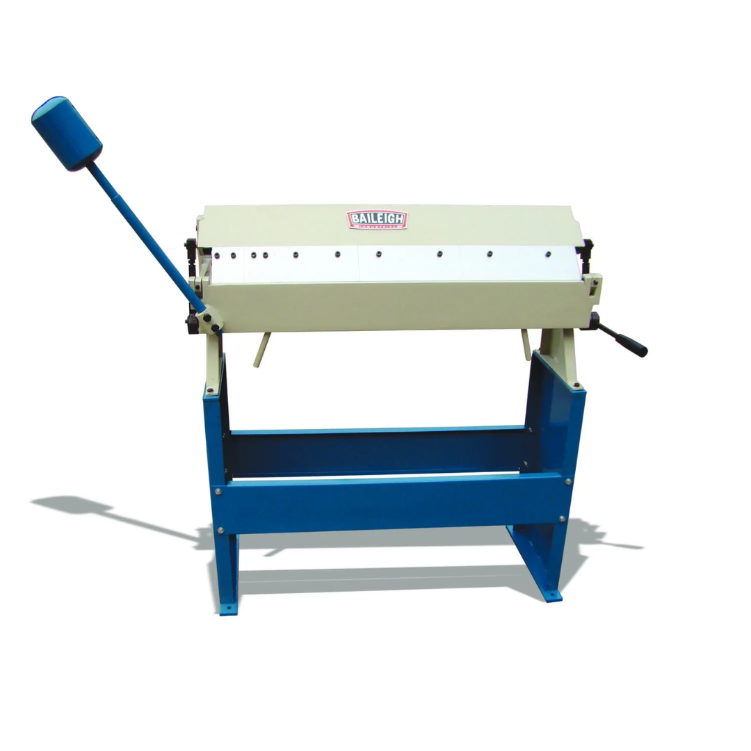 Baileigh Finger Brake - (BB-3616E) 1000386 manual box and pan finger brake for precision sheet metal bending with heavy-duty steel frame.