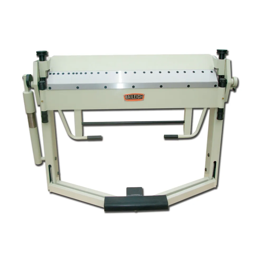 Baileigh Finger Brake - (BB-5014F) 1000529 heavy-duty manual finger brake with adjustable segmented fingers, floor-standing frame, and precision sheet metal bending capability.