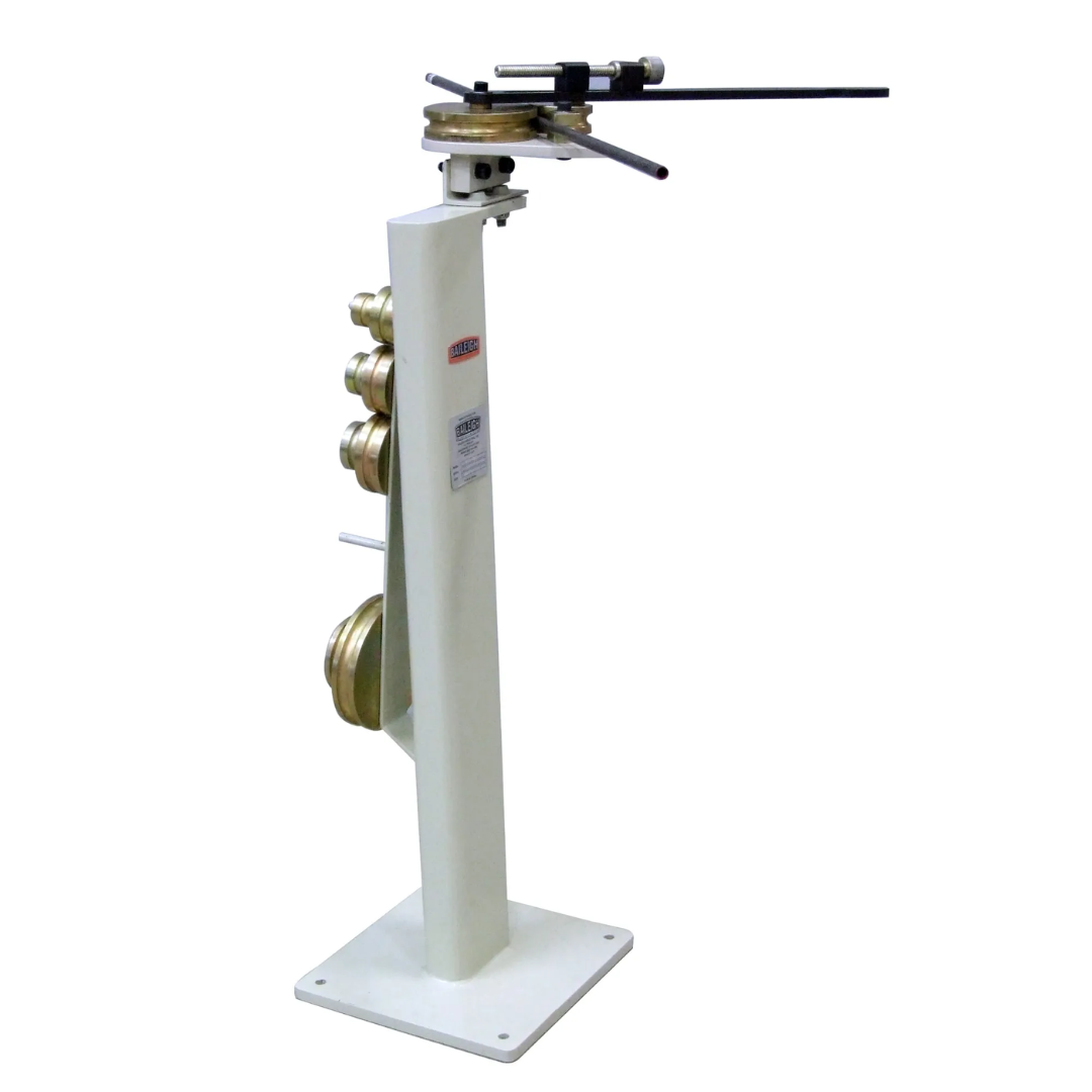 Baileigh Hand Bender - (RDB-10) 1006772 manual rotary draw hand bender with floor stand and long operating handle for precision tube and pipe bending.
