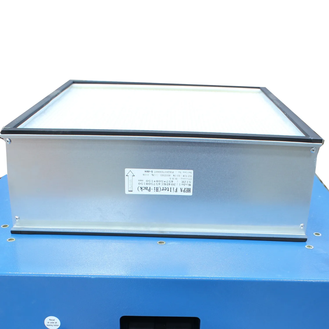 Baileigh Heavy Duty Metal Dust Collector MDC-3500-HD 1017595 collection bin designed for efficient storage and easy removal of accumulated metal dust and particulate.