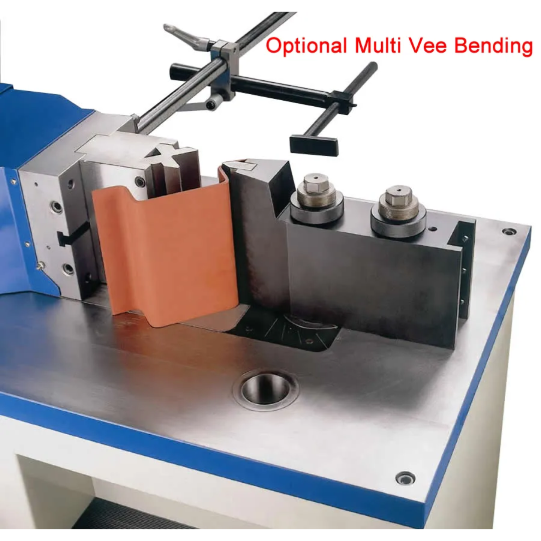 Baileigh Horizontal Press Brake HPB-45NC 1004703 optional multi-vee bending tooling for forming multiple bend profiles with precise hydraulic control.