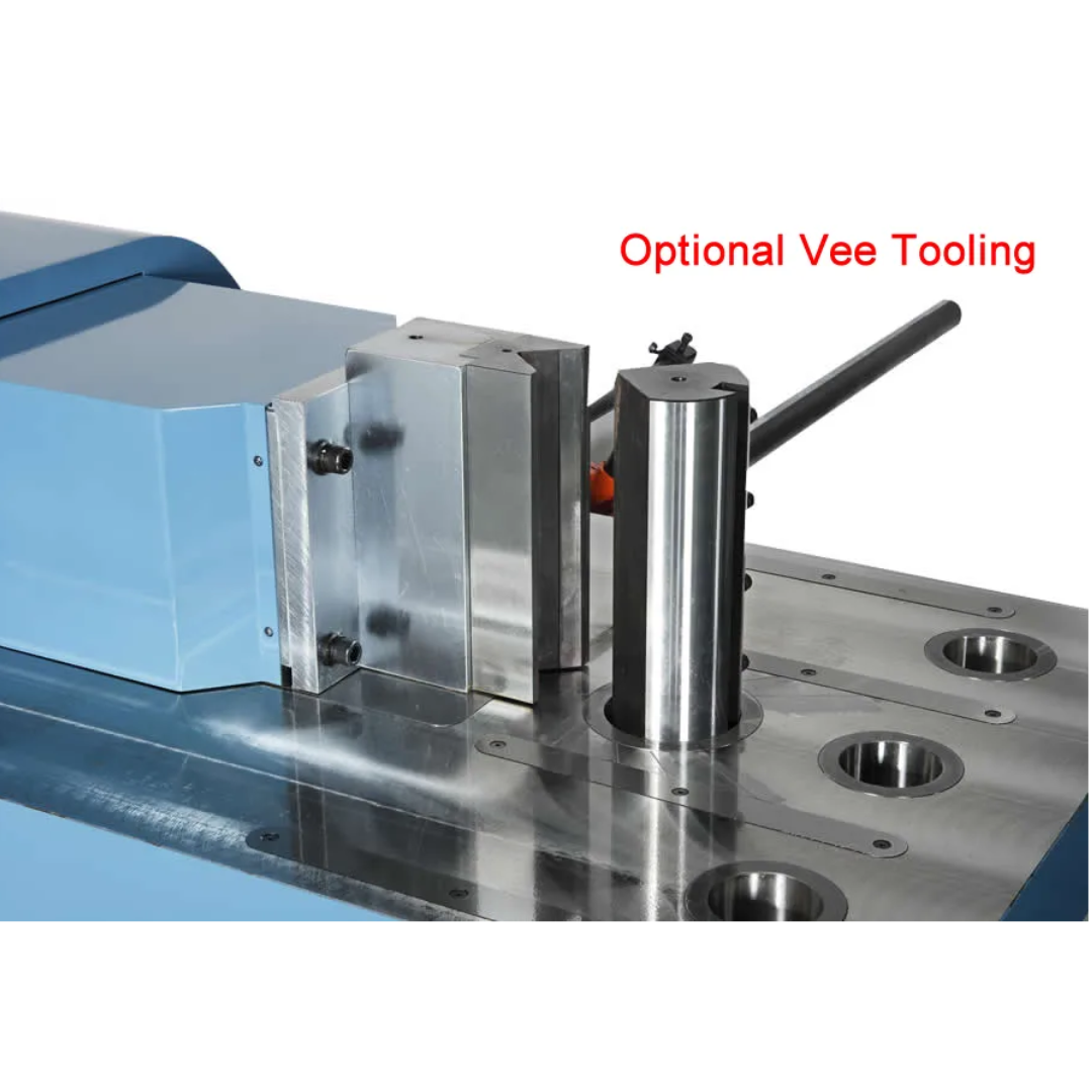 Baileigh Horizontal Press Brake HPB-45NC 1004703 optional vee tooling setup designed for accurate bending and forming of metal components with repeatable precision.