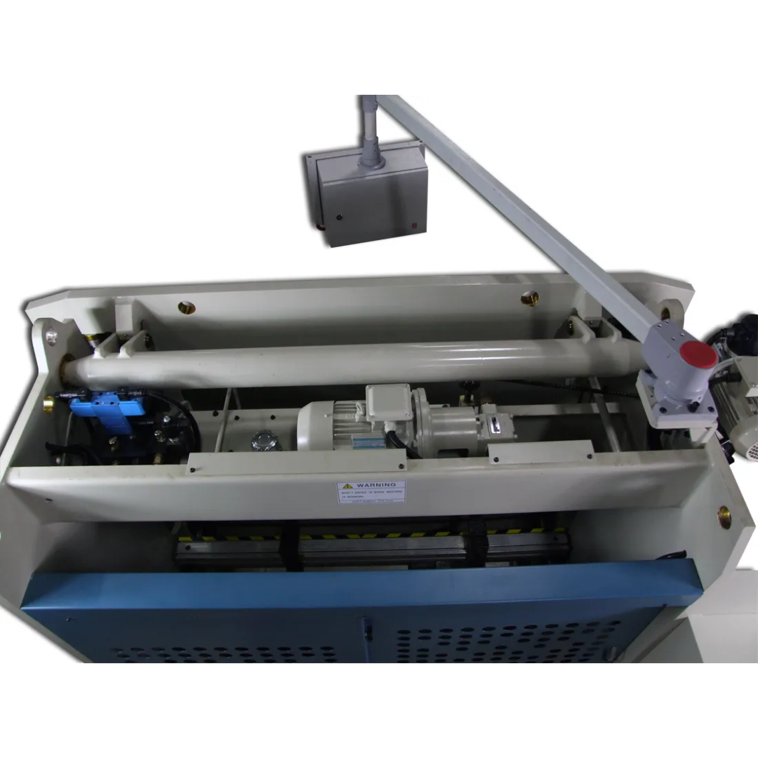 Baileigh Hydraulic Brake Press BP-5078CNC 1010285 side profile displaying full machine length, precision bending bed, and robust steel fabrication design for metalworking applications.