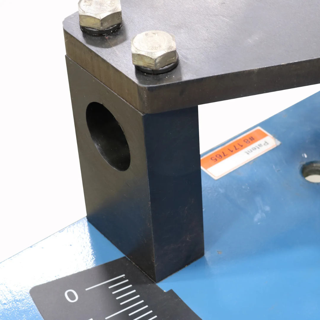 Baileigh Manual Tube Bender RDB-050 1006768 precision die and pressure block setup engineered for professional tube fabrication, custom chassis work, and metalworking applications.