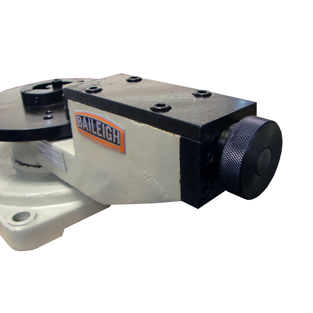 Baileigh Scroll Bender (MPB-10) 1005648 side view highlighting the compact scroll bending mechanism and durable industrial construction.