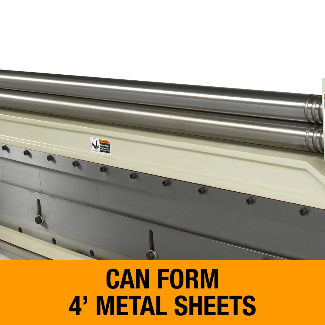 Baileigh Shear Brake and Roll SBR-5220 1007002 precision slip roll designed to form sheet metal up to the machine's rated capacity for fabrication applications.
Press Brake Detail:
