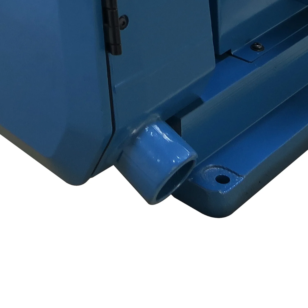 Baileigh Single Speed Belt Grinder - (BG-260S) 1227894 drive system component close-up displaying rugged construction and precision-engineered grinding mechanism.