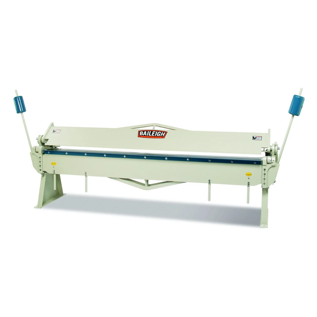 Baileigh Straight Brake (HB-12016) 1004639 manual sheet metal straight brake for precision bending of long sheet metal panels in fabrication shops.