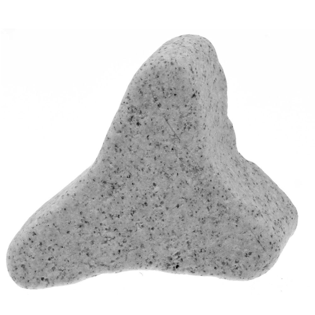Burr King Ceramic Starter Kit SK150 featuring a gray triangular ceramic polishing media designed for surface preparation, deburring, and finishing applications.