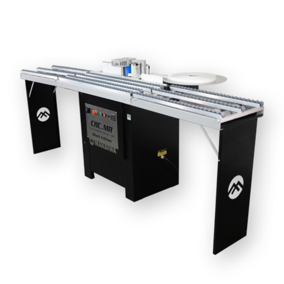 Cabinet Edgebander CBC.MR machine dimensions overview showing cabinet edgebander layout and measurements