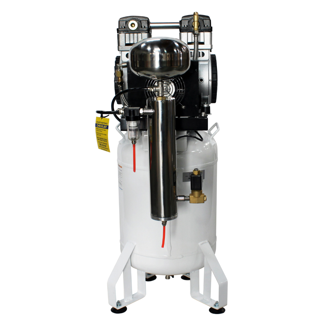California Air Tools 10020DC-22060 2.0 Hp Ultra Quiet Oil-Free 10 Gallon Air Compressor decibel level comparison graphic