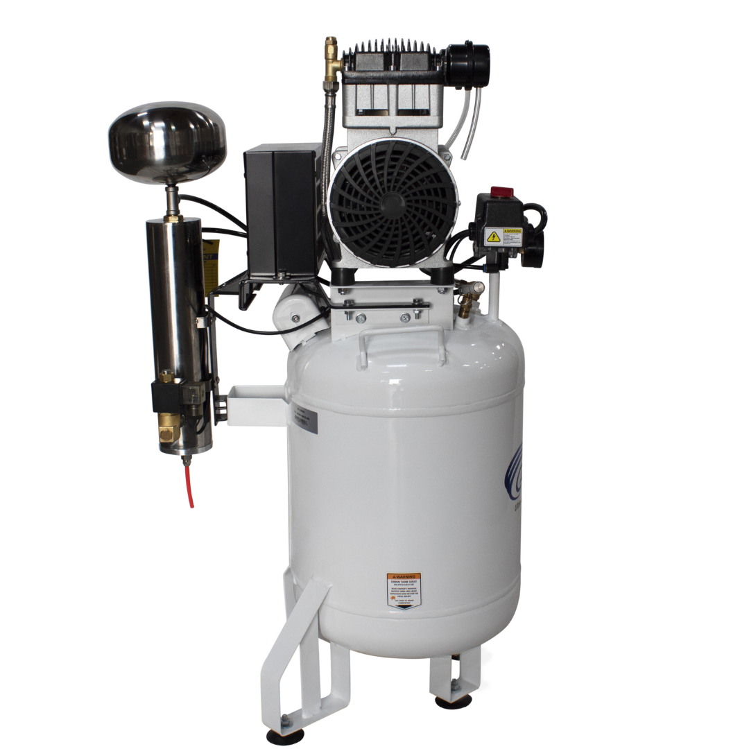 California Air Tools 10020DC-22060 2.0 Hp Ultra Quiet Oil-Free 10 Gallon Air Compressor moisture removal air dryer component detail