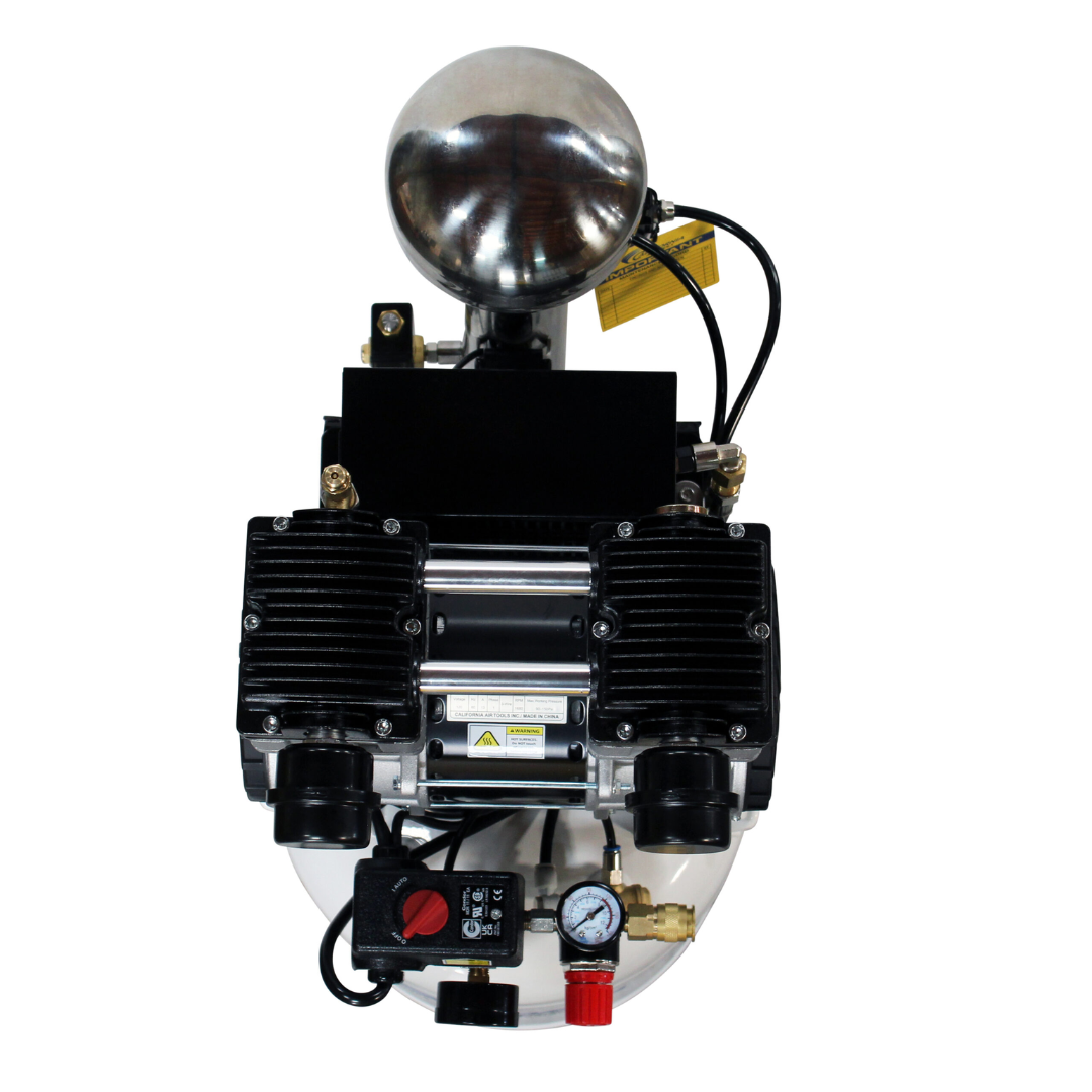 California Air Tools 10020DCAD-22060 2.0 Hp Ultra Quiet Oil-Free 10 Gallon Air Compressor 220v NEMA plug detail