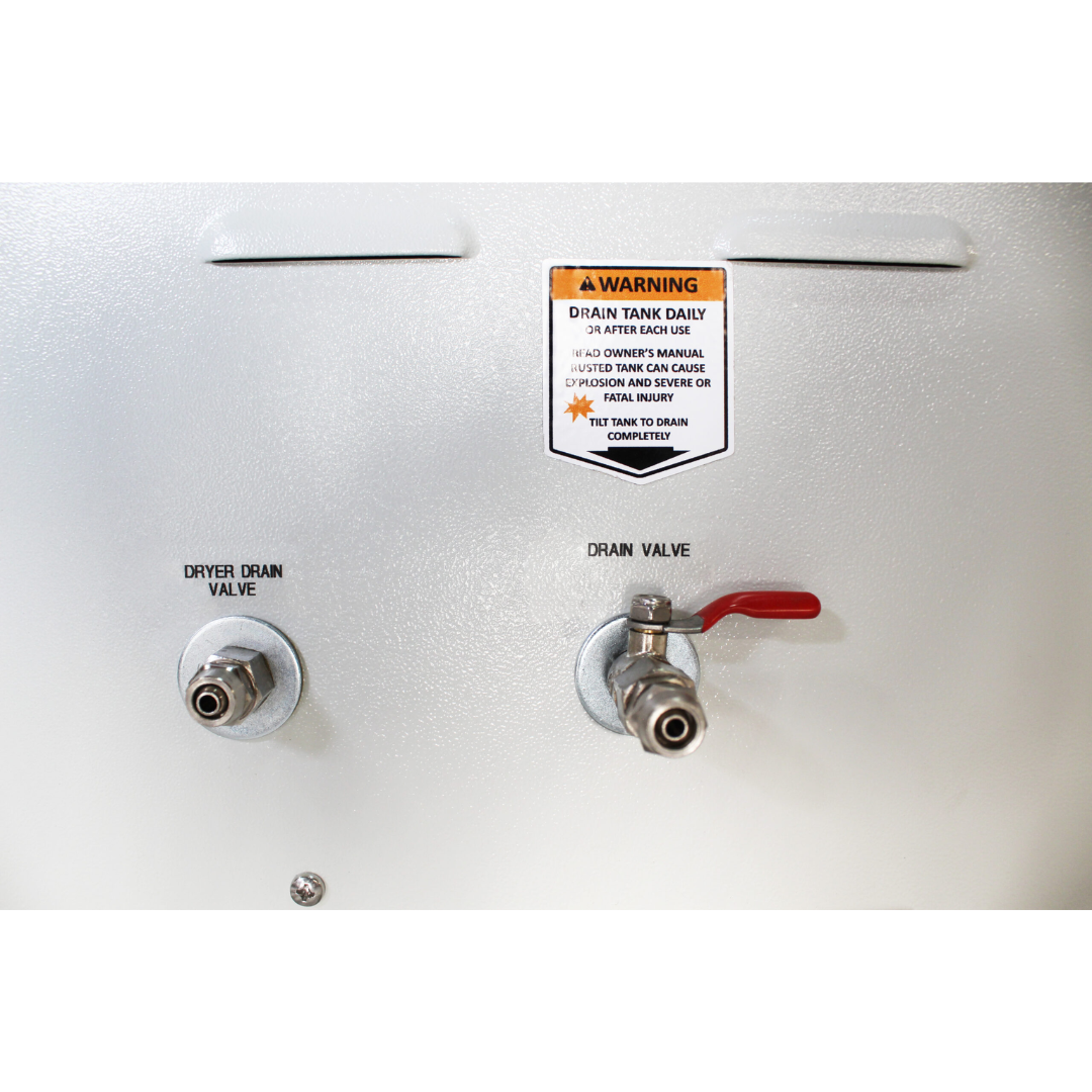 California Air Tools 10020DSPC Powerful 2.0 Hp Ultra Quiet Oil-Free Air Compressor acoustic foam insulation inside cabinet