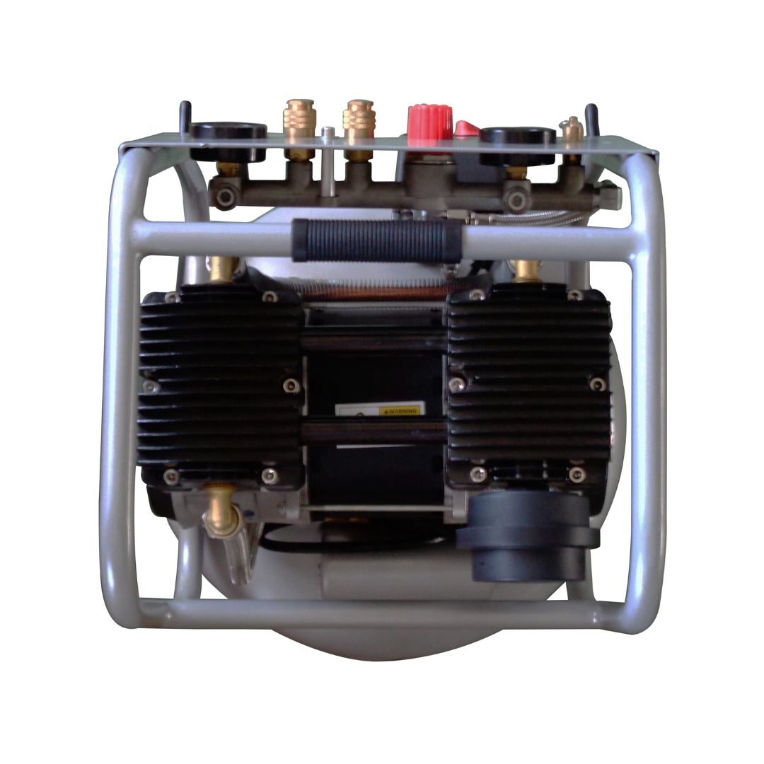 California Air Tools 20015HP Ultra Quiet 1.5 Hp High Pressure Air Compressor internal motor and dual piston pump system