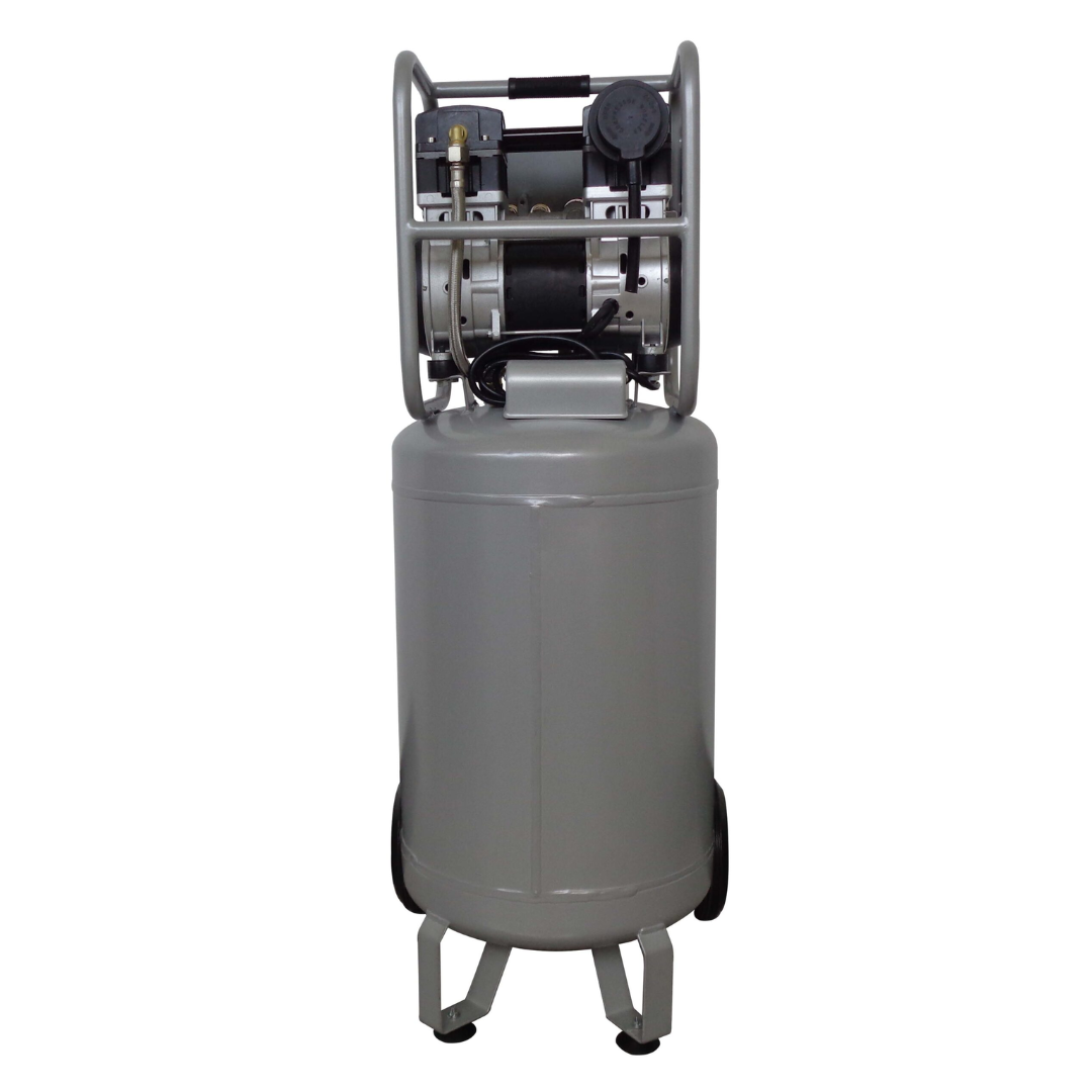 California Air Tools 20015HP Ultra Quiet 1.5 Hp High Pressure Air Compressor vertical tank front view with control panel