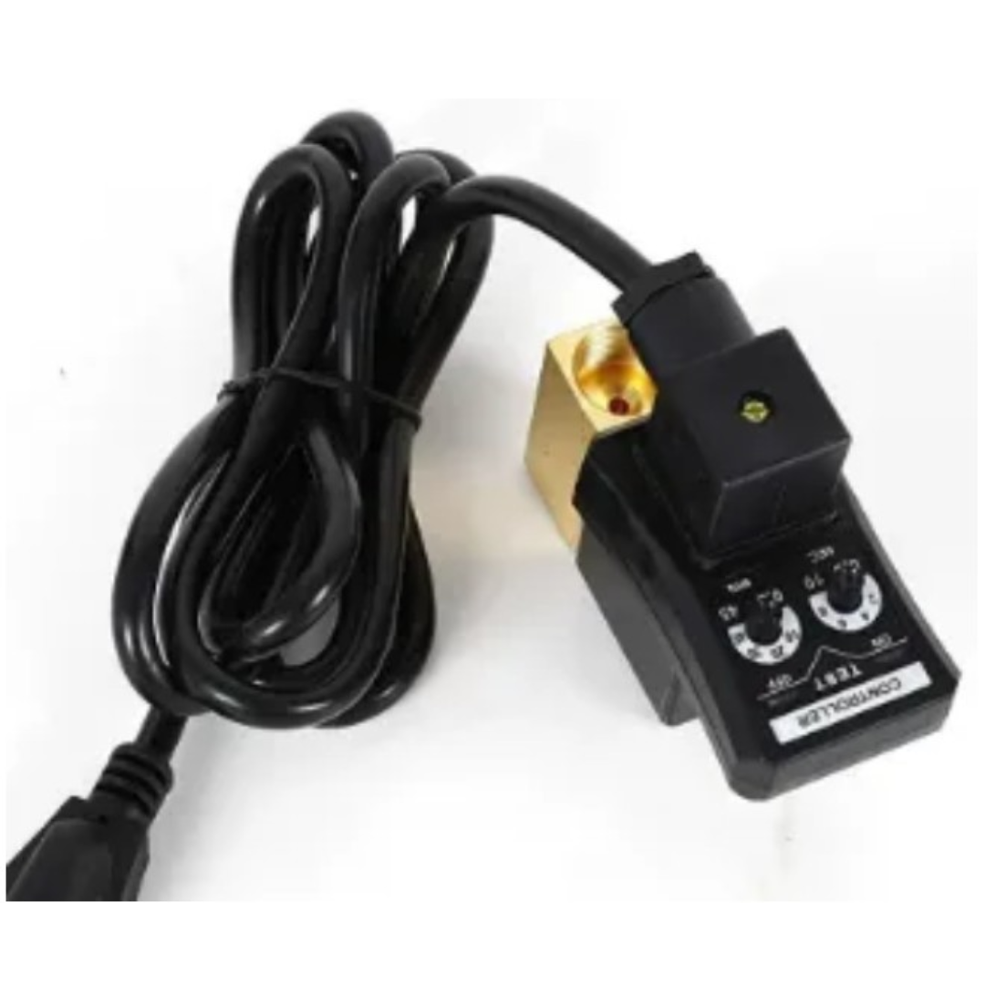 California Air Tools 220V AUTO DRAIN VALVE WITH PLUG EZ-2301-PC power cord and electronic timer controller with plug connection