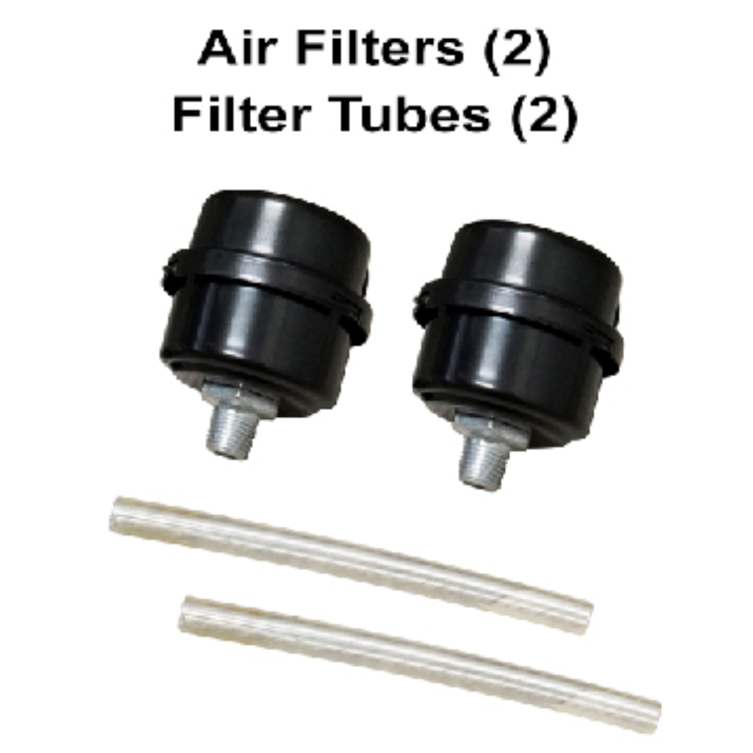 California Air Tools 4710W 4.7 Gal 1.0 Hp Quiet Air Compressor replacement air filters with filter tubes accessory image