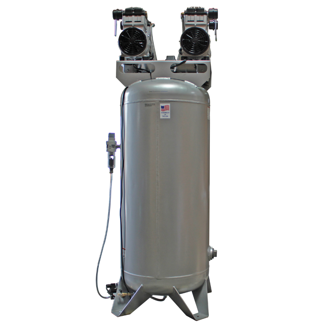 California Air Tools 60040CAD air compressor alternate angle displaying oil-free pump system and heavy-duty steel construction