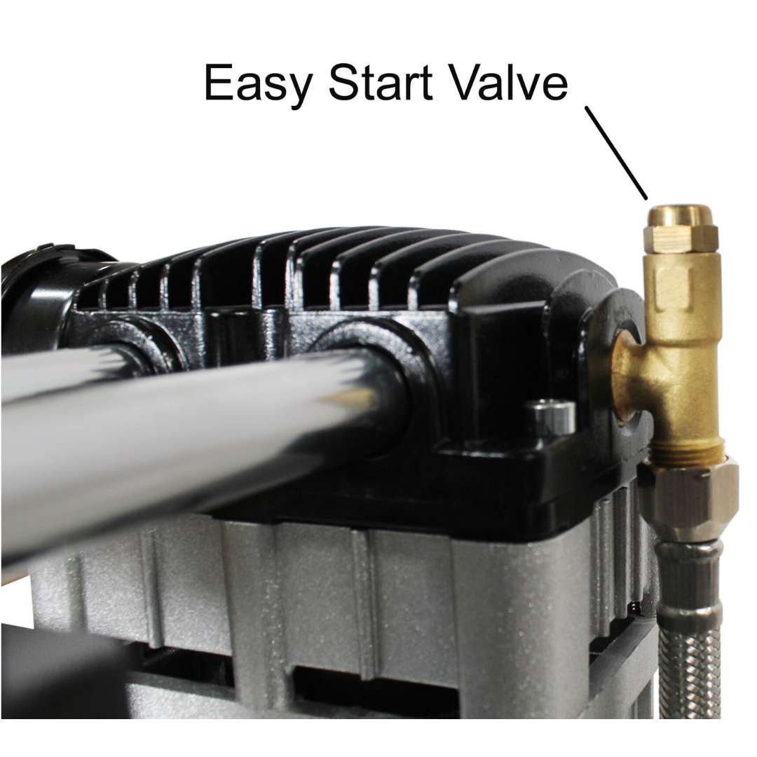 California Air Tools 60040SMAD air compressor easy start valve feature for reduced startup amperage