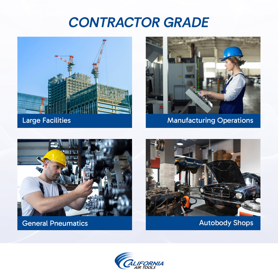 California Air Tools 60065C air compressor contractor-grade applications in commercial and industrial environments