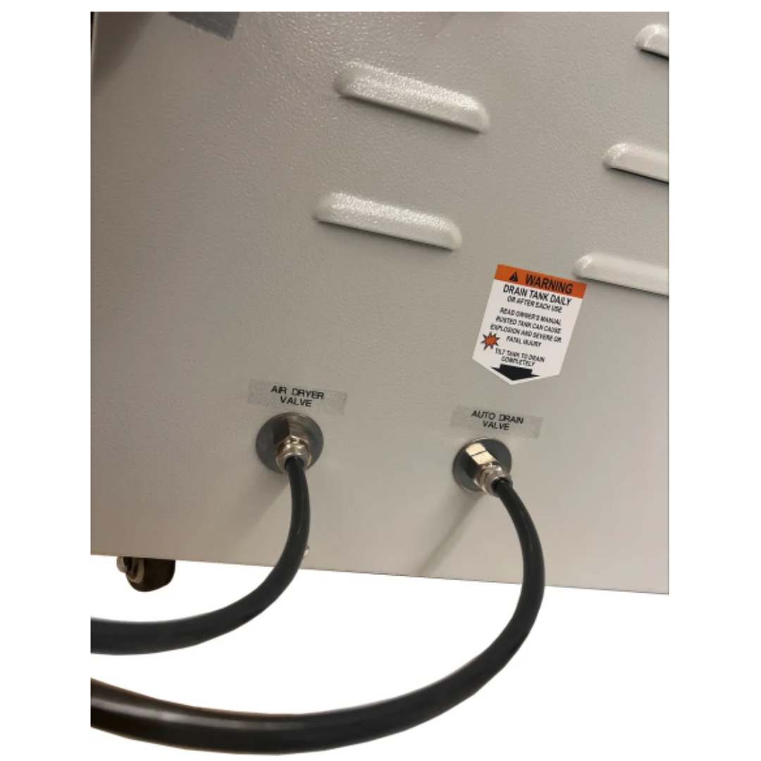 California Air Tools 8 mm PTFE Black Tubing Part 180421-10 close-up showing smooth exterior and flexible design for reliable airflow and chemical resistance