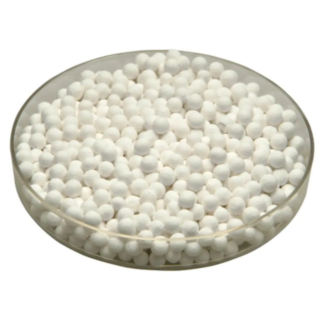 California Air Tools Activated Alumina desiccant beads close-up showing high surface area material for air drying and moisture absorption applications