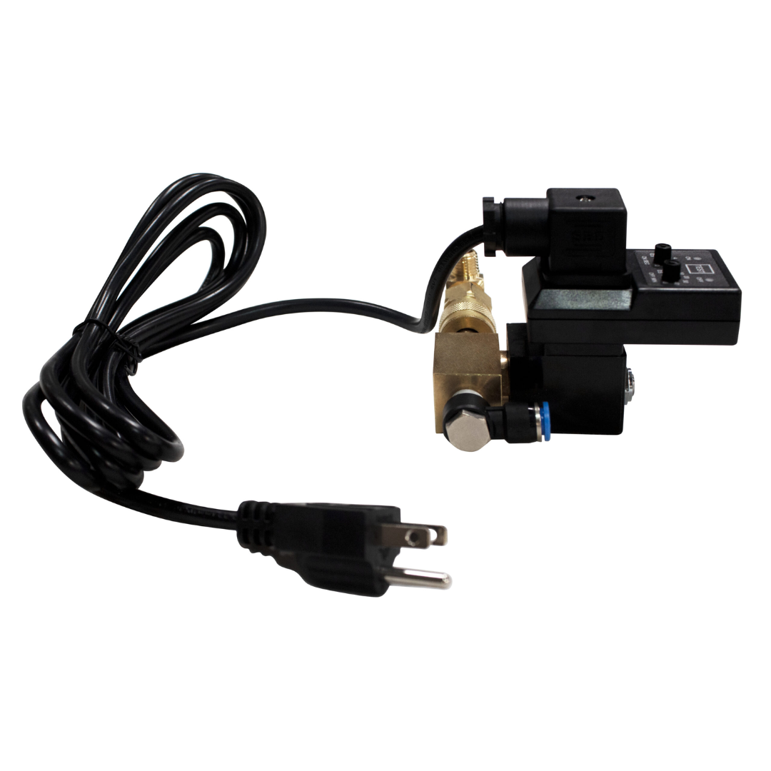 California Air Tools EZ2321ADS AUTOMATIC DRAIN VALVE SHORT EXTENSION KIT alternate perspective showing compact installation profile.