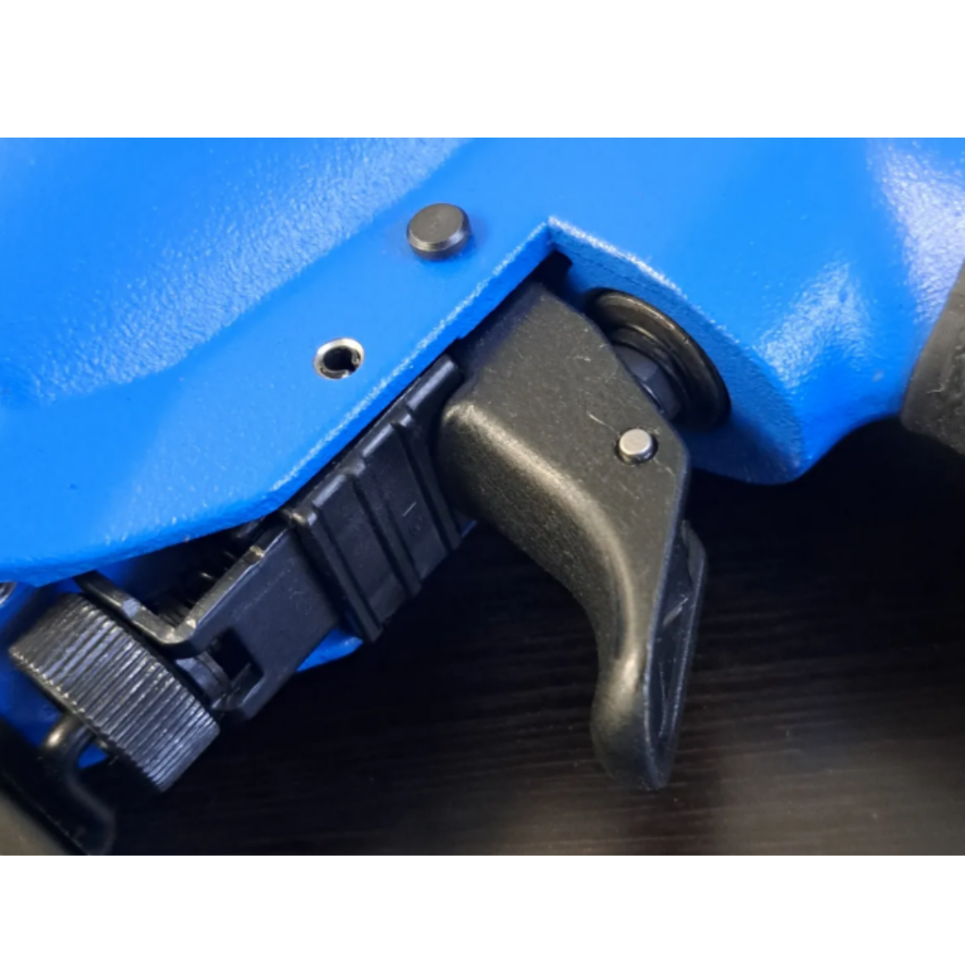California Air Tools NGTQ18G 18 Gauge Brad Nail Gun (Brand New) top angle showing ergonomic grip and trigger