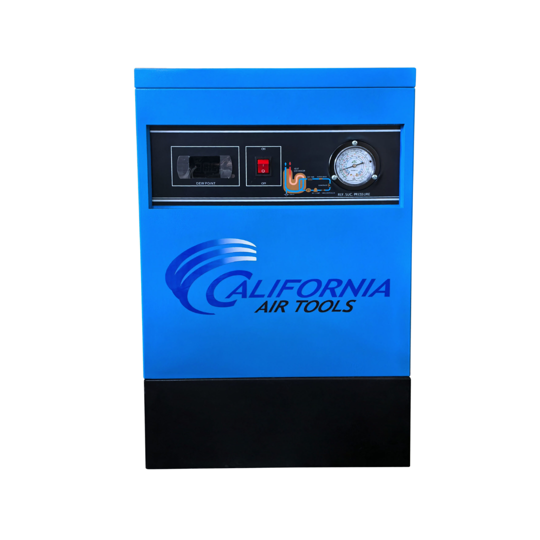 California Air Tools RD-91502 High-Efficiency Non-Recycling 98% Refrigerated Air Dryer front view with control panel and branding