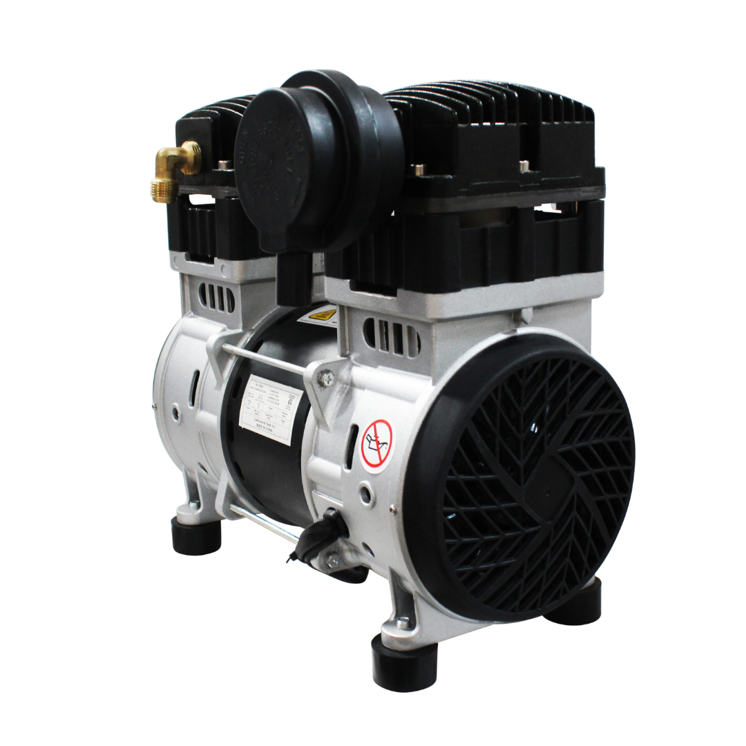 California Air Tools SP-91336 (110v 60hz) 1.5 Hp Ultra Quiet & Oil-Free Air Compressor Motor Pump High Pressure included fittings and copper tubing accessories