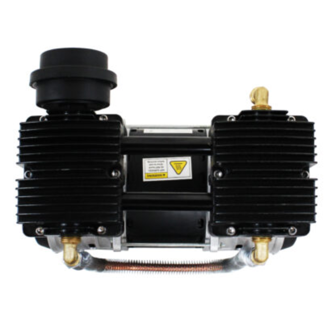 California Air Tools SP-91336 (110v 60hz) 1.5 Hp Ultra Quiet & Oil-Free Air Compressor Motor Pump High Pressure installed view on compressor system