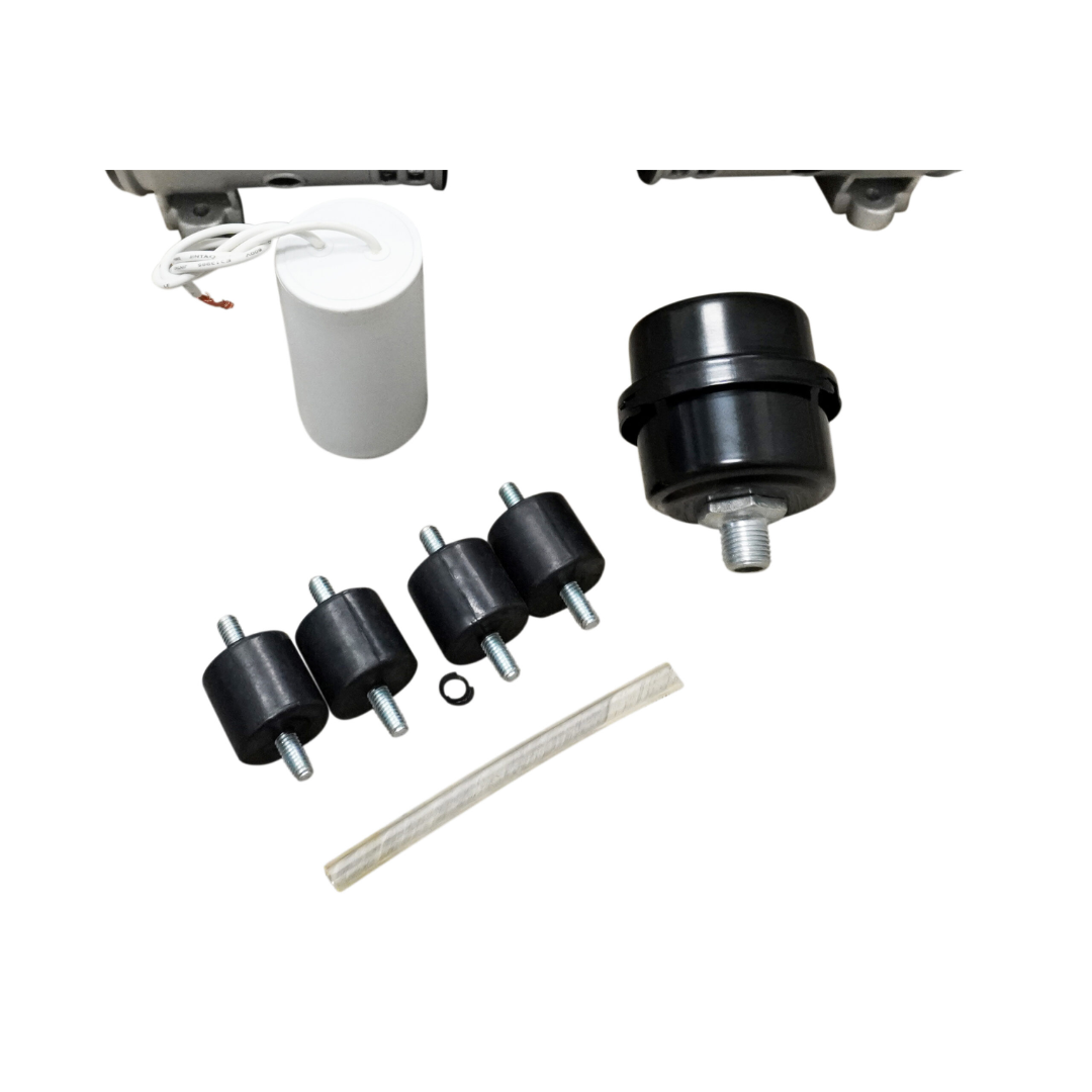 California Air Tools SP-9413 (110v 60hz) 1.0 Hp Ultra Quiet & Oil-Free Pump/Motor accessory components including air filters and fittings for installation