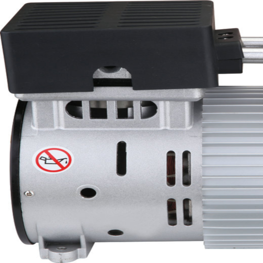 California Air Tools SP-9413 (110v 60hz) 1.0 Hp Ultra Quiet & Oil-Free Pump/Motor rear housing view emphasizing durable casing and ventilation slots