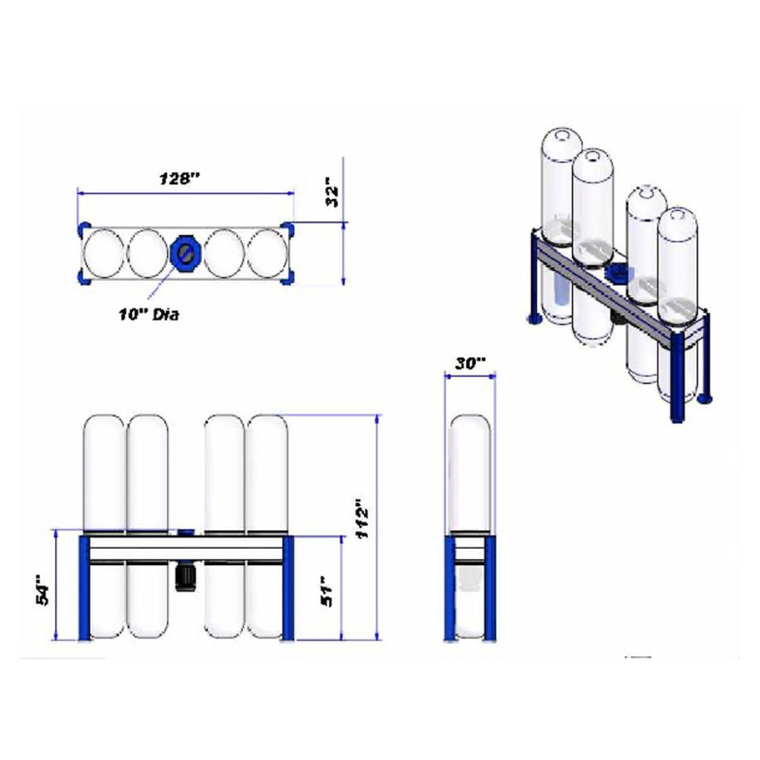 Castaly DC-9100 10 HP Dust Collector