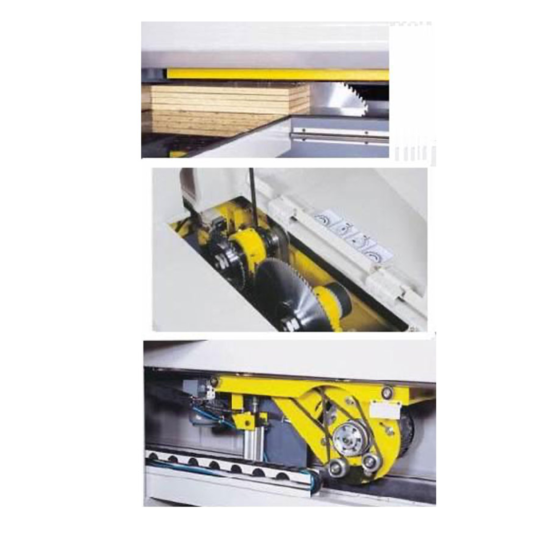 Castaly 12" Auto Panel Beam Saw TS-P12A cutting carriage assembly and control interface close-up

Castaly 12" Auto Panel Beam Saw TS-P12A heavy-duty beam saw structure with sliding table and clamping system