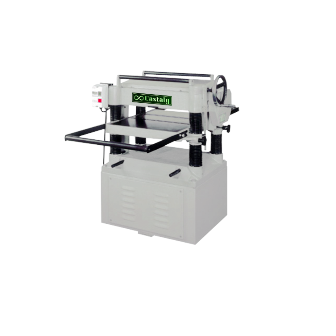 20" Planer WP-0020 shown in full front perspective with heavy-duty cast iron table and four-column support system 

Front working view of the 20" Planer WP-0020 highlighting precision planing table and cutter head housing

Side profile of the 20" Planer WP-0020 displaying handwheel height adjustment and enclosed base cabinet

Close-up of the 20" Planer WP-0020 control panel and power switch assembly

Structural frame and column assembly of the 20" Planer WP-0020 demonstrating industrial-grade construction