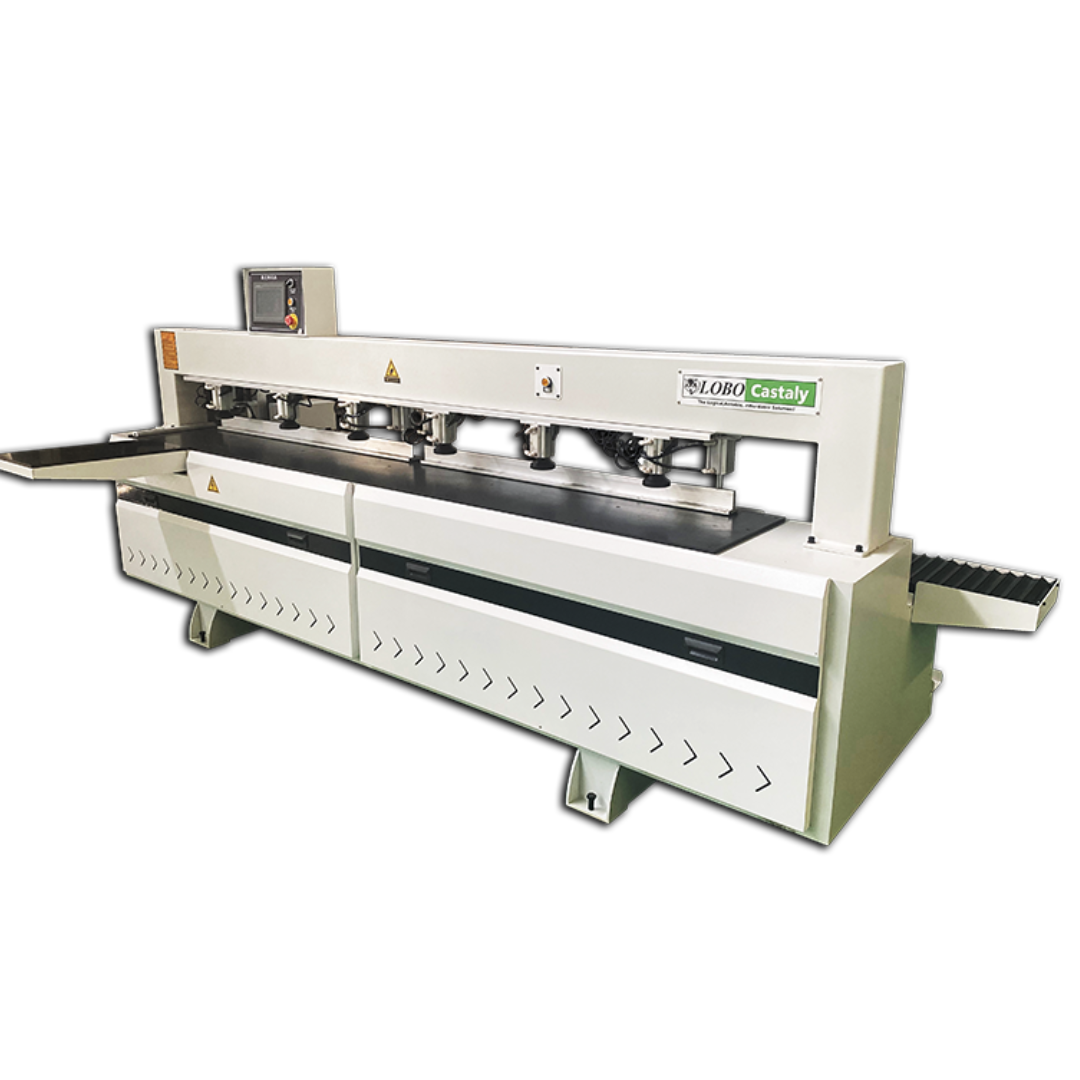 Castaly CNC Side Boring / Drilling Machine (1S) full front view with multi-spindle drilling stations