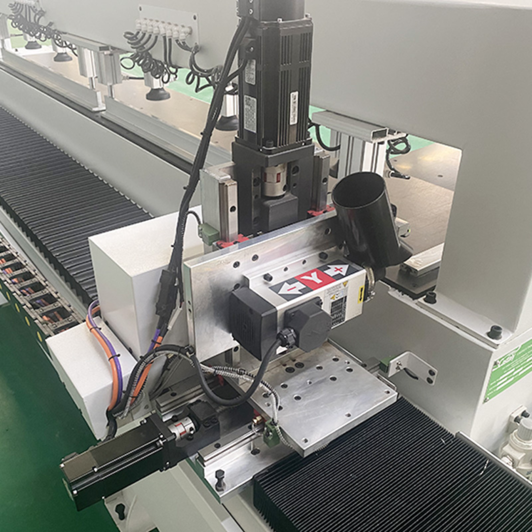Castaly CNC Side Boring / Drilling Machine (1S) precision side drilling head and clamping system detail