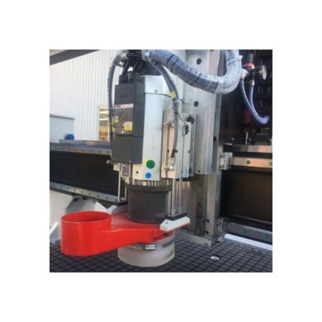 Castaly Pro CNC Router close-up of spindle head and cutting operation area