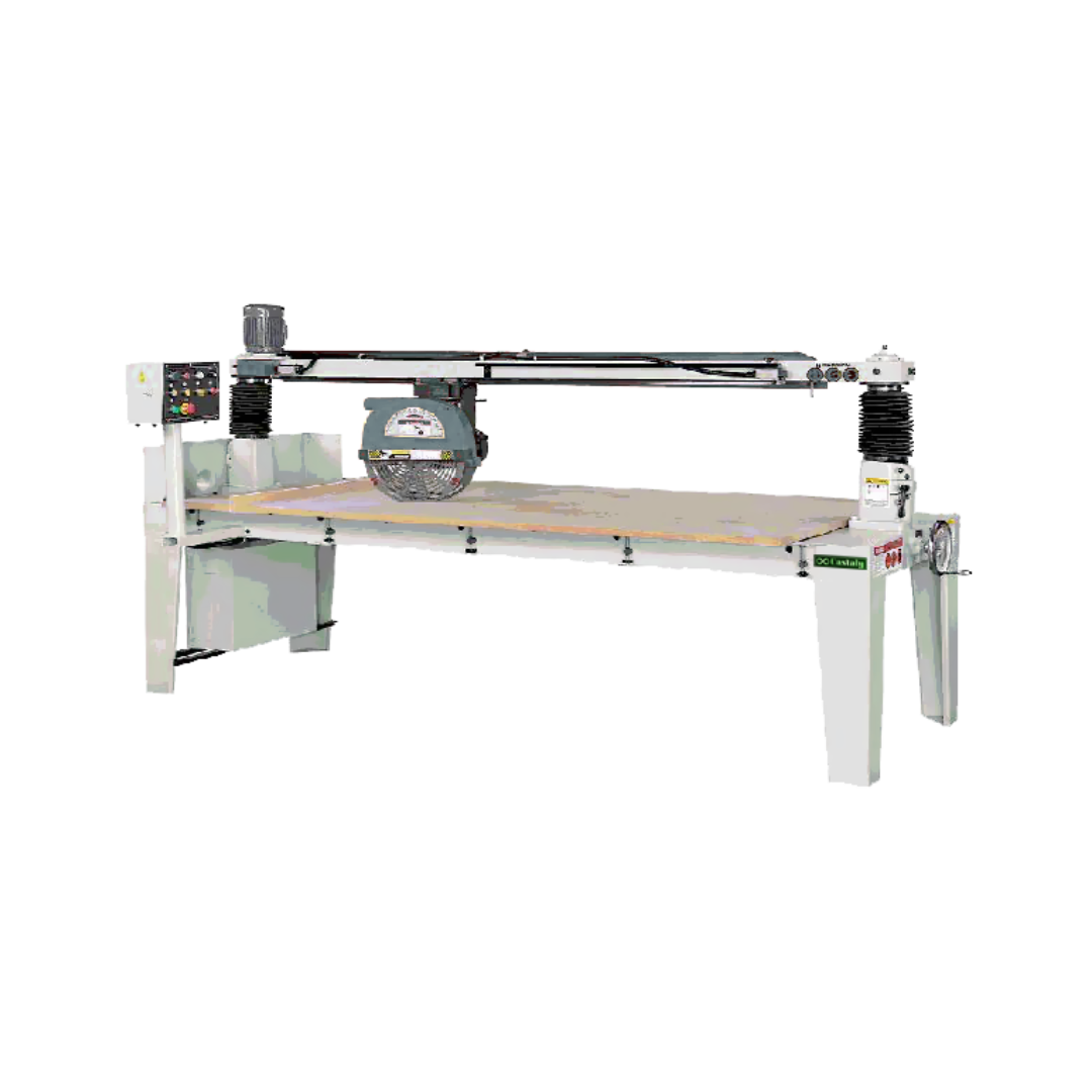 Castaly Tiltable 4' Automatic Panel Saw RS-DW1300 industrial horizontal panel saw with tilting blade system and sliding table
