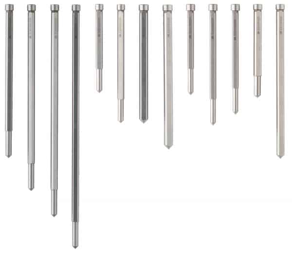 Euroboor short pilot pins for 1 inch and 2 inch depth annular cutters